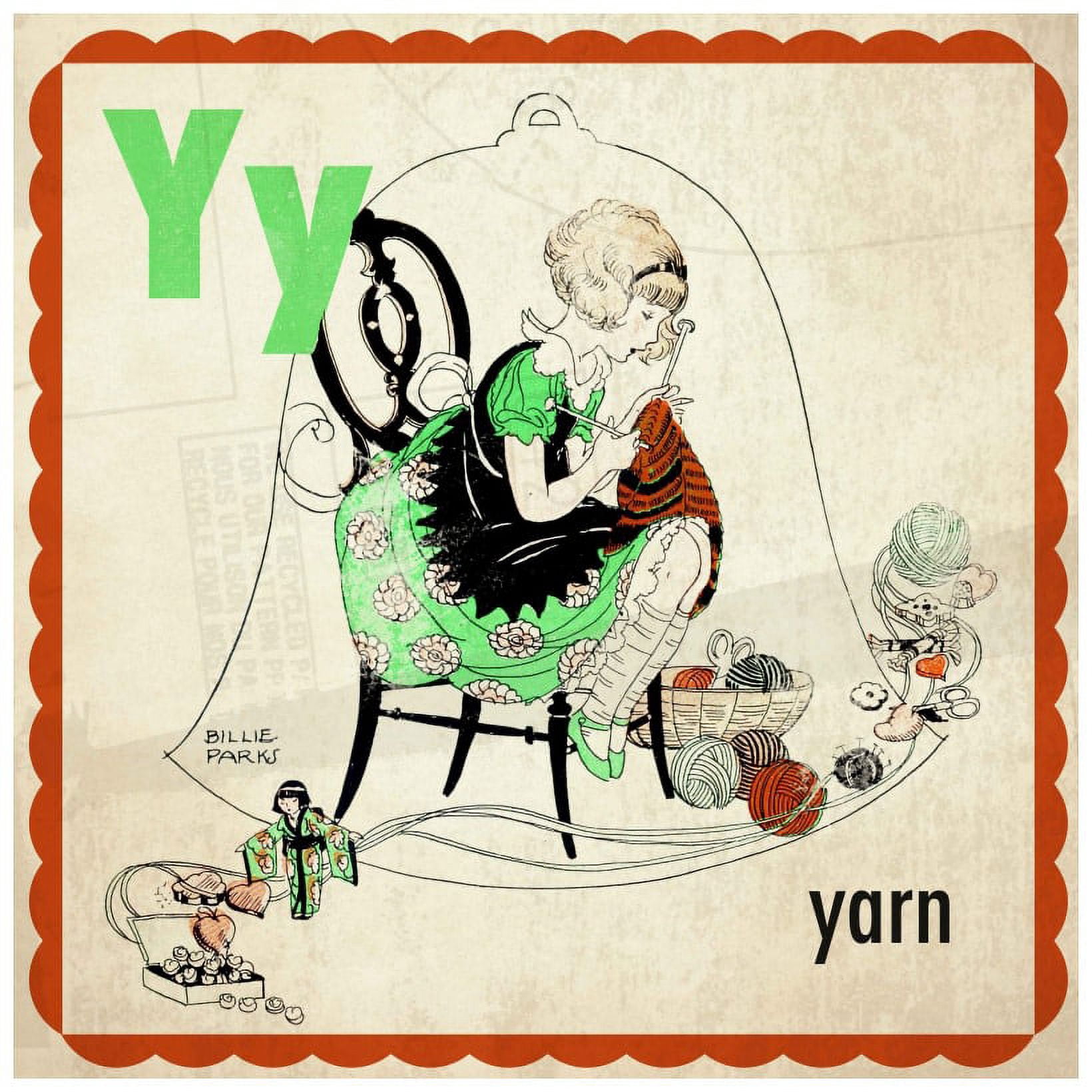 Marmont Hill "Yarn" by Curtis Painting Print on Canvas