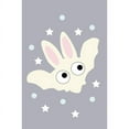 thumbnail image 1 of Marmont Hill "Yellow Bunny Bat" by Katarina Snygg Painting Print on Wrapped Canvas, 1 of 1