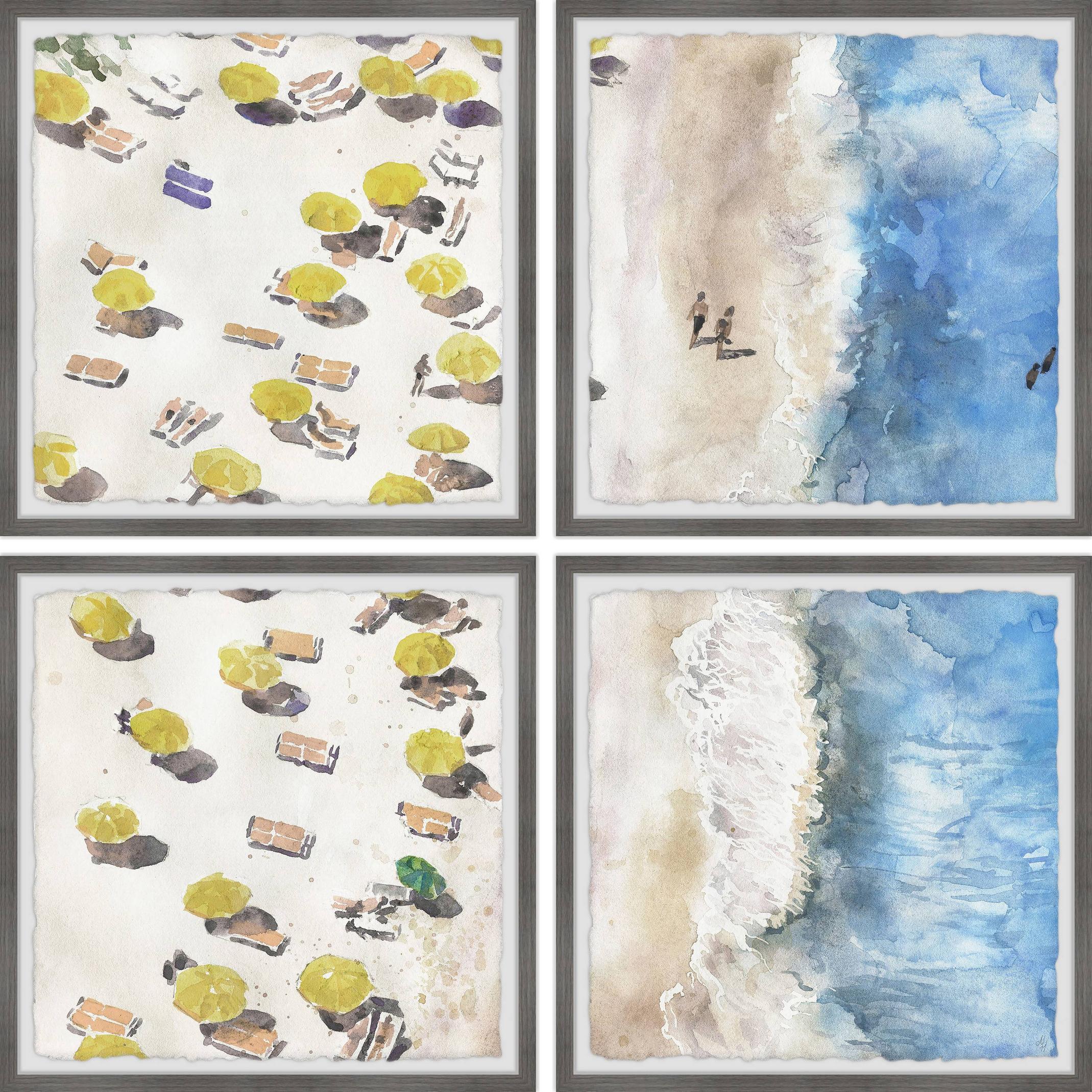 Marmont Hill Yellow Sunshade III Quadriptych
