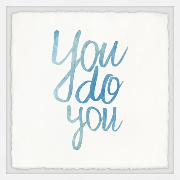 Marmont Hill You Framed Wall Art, 12.00" x 1.50"