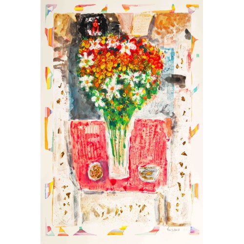 Marmont Hill "Young Beauty" by Wayne Ensrud Painting Print on Canvas