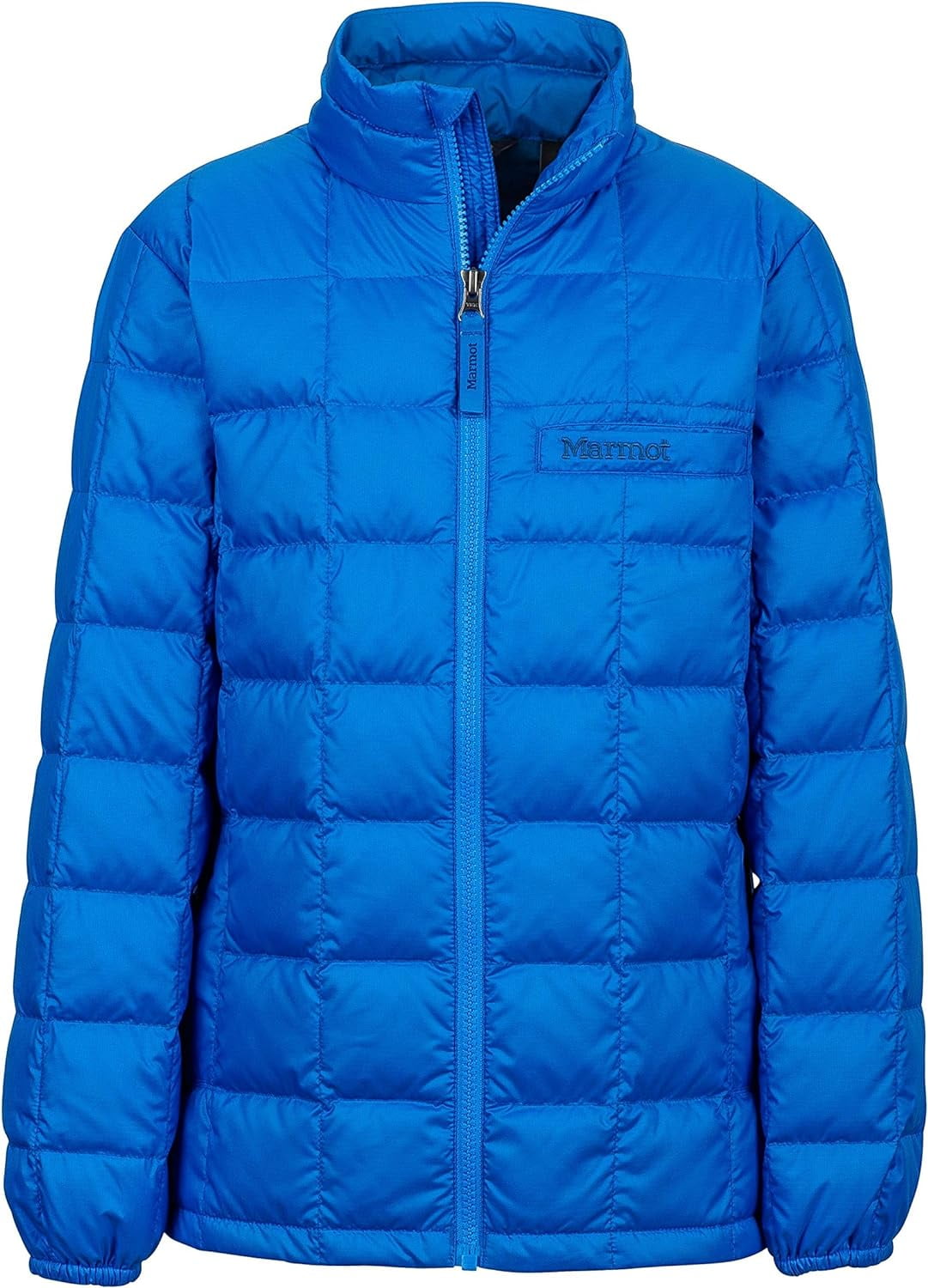 Marmot blue down jacket on sale