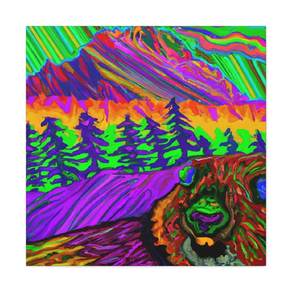 "Marmot Fauve Delight" - Canvas