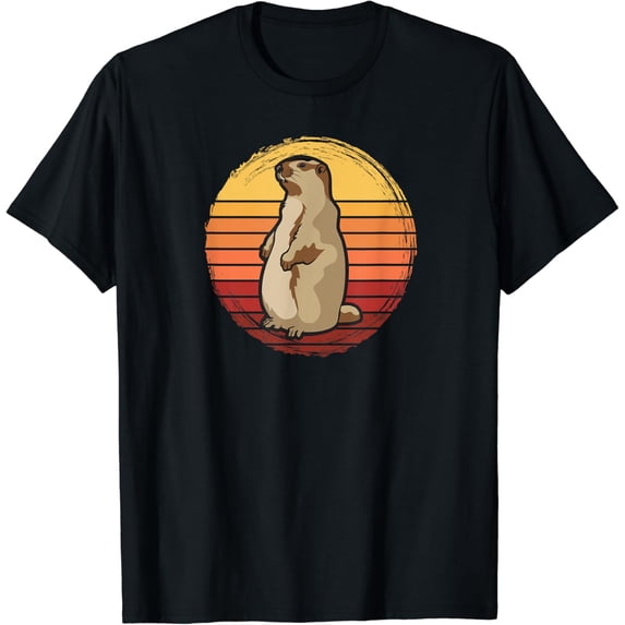 Marmot Lovers Sunset Vintage Design T Shirt