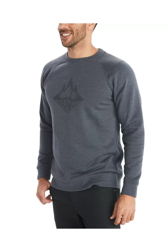 Men's Forest Graphic Sweatshirt Grey Size S MSRP $45