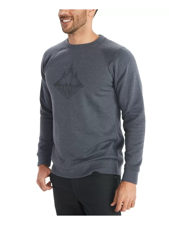 Men's Forest Graphic Sweatshirt Grey Size S MSRP $45