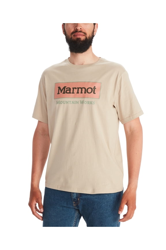 Men's Mountain Works Tee  Sandbar Tan Medium  New