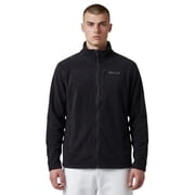 Marmot Mens Reactor Polartec Microfleece Jacket 2XL Solid Black Soft Warmth