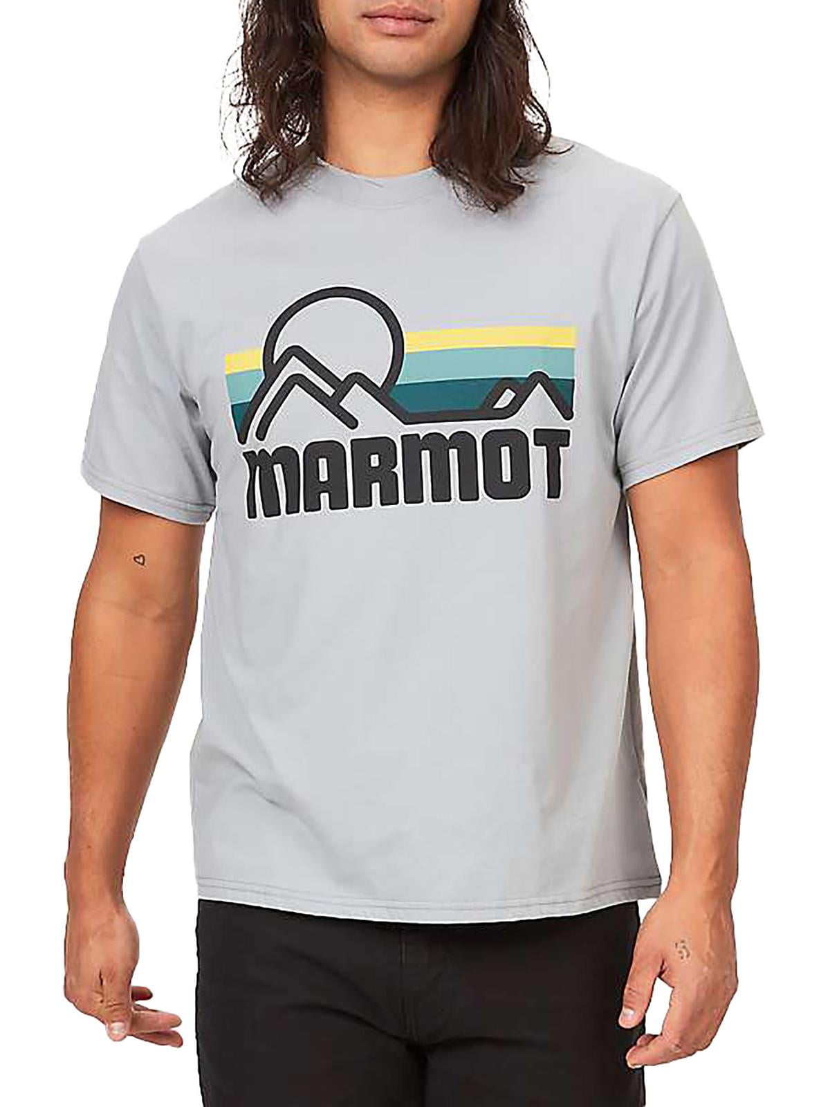 Marmot Mens Logo Cotton Graphic T-Shirt