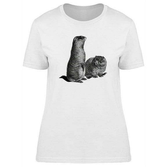 Marmot Retro Design T-Shirt Women -Image by Shutterstock, Female x-Large