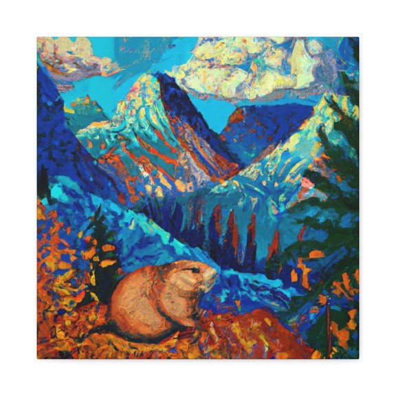 Marmot Street Mural - Canvas
