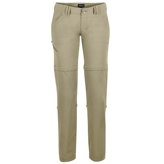 Marmot Women's Lobo's Convertible Pant, New Desert Khaki, 6