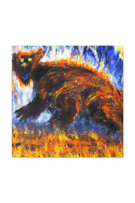 Marmot in Expressionism - Canvas