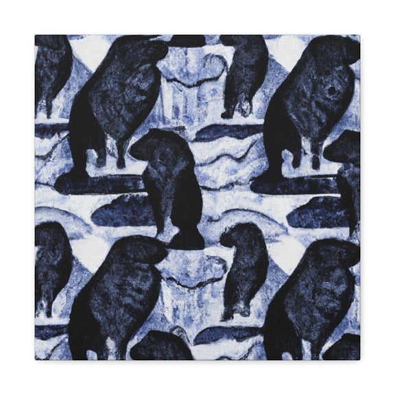 Marmot in Neoclassicism - Canvas