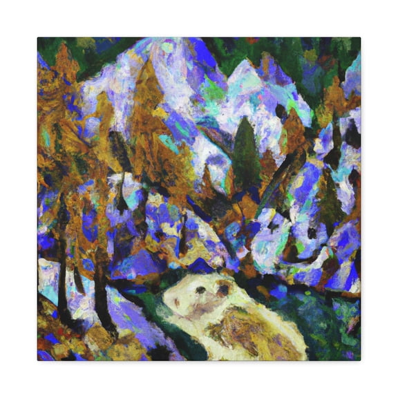 Marmot in Post-Impressionism - Canvas