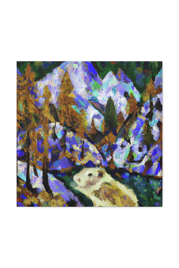 Marmot in Post-Impressionism - Canvas