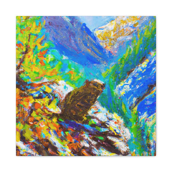 Marmot in the Wild - Canvas
