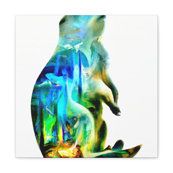 "Marmot of Art Nouveau" - Canvas