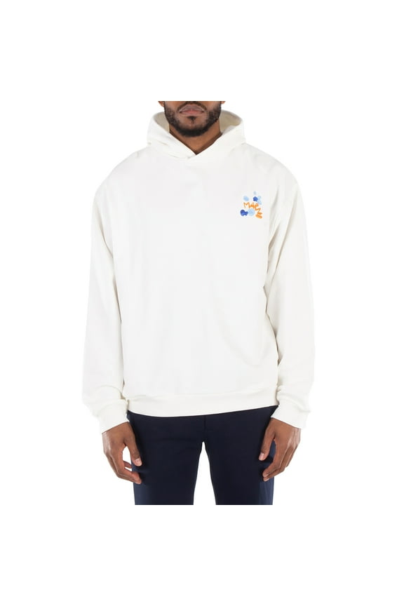 Dripping Flower Cotton Hoodie, Brand Size 52 ( US Size 42 )