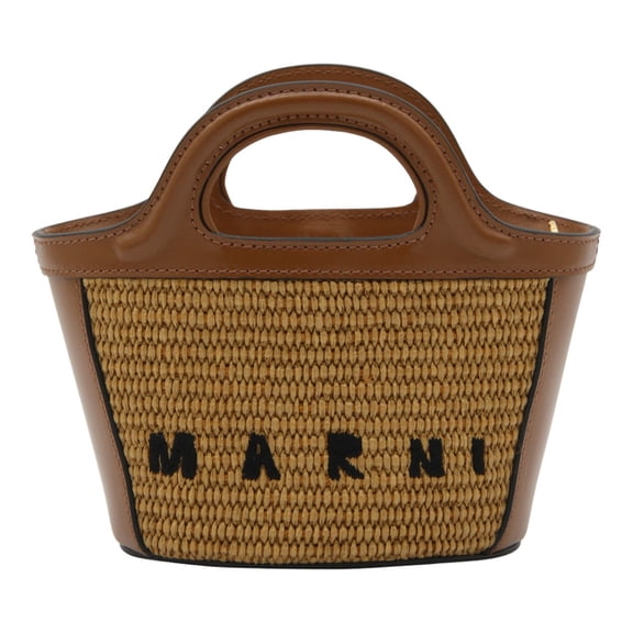 Marni Women's "Tropicalia" Handbag Brown