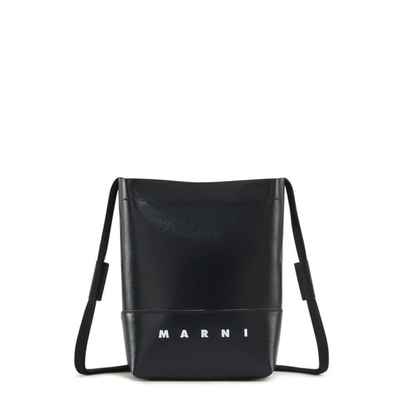 Marni Men's Pelletteria Uomo Shoulder Bag - Synthetic - Black Black