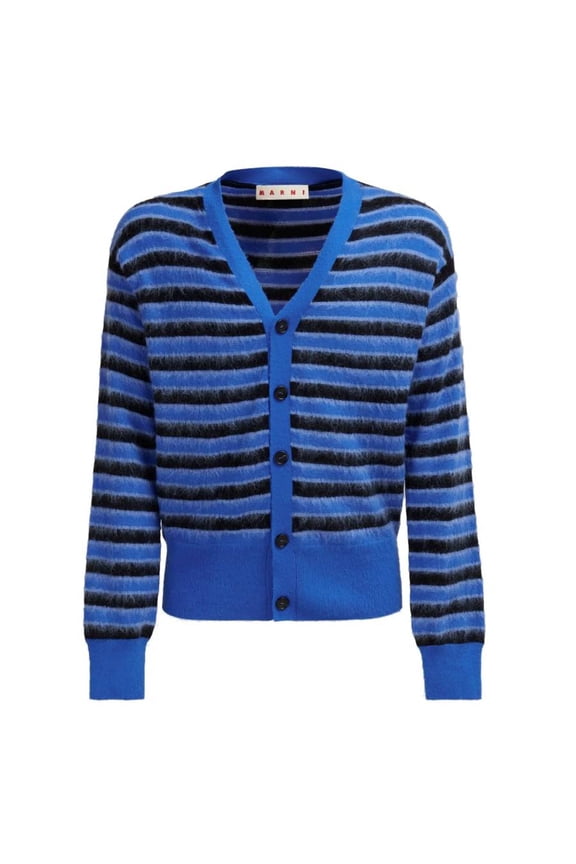 Man Blue Virgin Wool Cardigan Blue Sizes IT 34-64