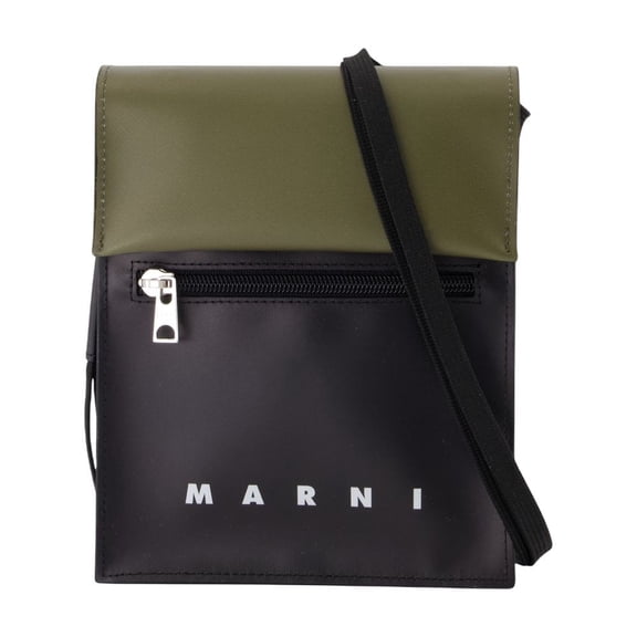 Marni Men's Tribeca Crossbody - Synthetic - Black Black
