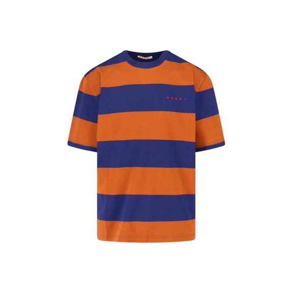 Marni Multicolour T-Shirts With Dynamic Patterns (Men's)