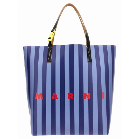 Marni Men's "Tribeca" Shopping Bag Blue