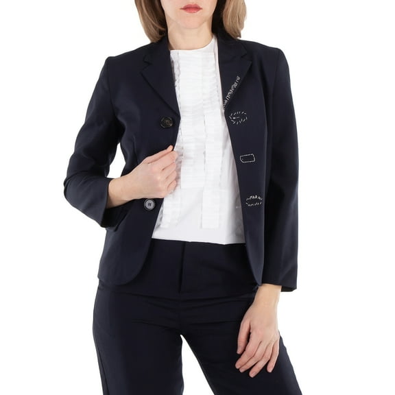 Marni Tropical Wool Jacket, Brand Size 38 (US Size 6)