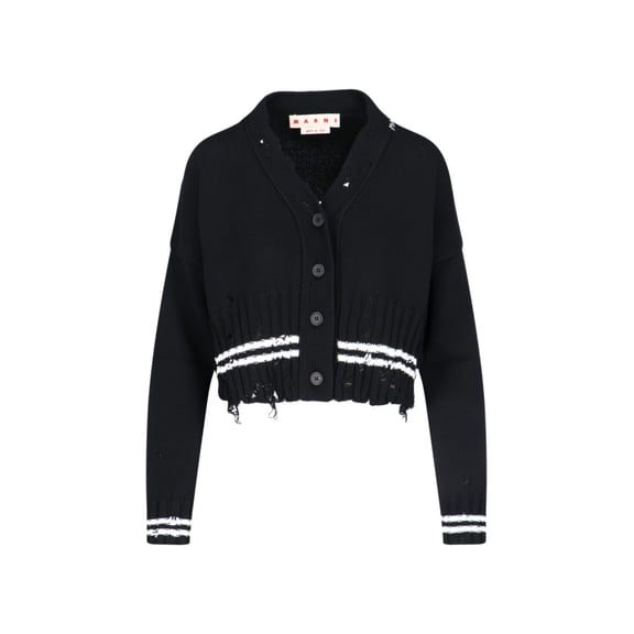 Marni V-Neck Cardigan – Black (Women's)
