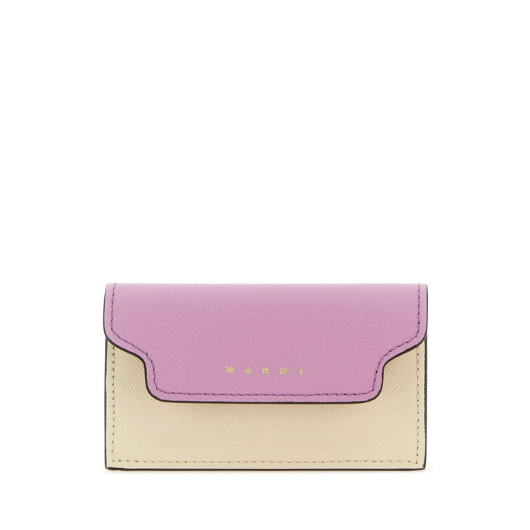 Marni Woman Multicolor Leather Business Card Holder