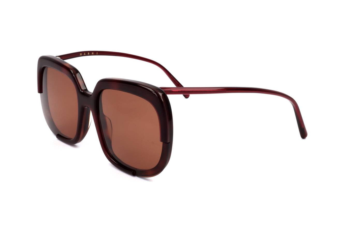 MARNI スクエアフレムサンクラス ME608S 604 Marni sunglasses ME608S WOMAN 57/20/150 604 BORDEAUX/HAVANA