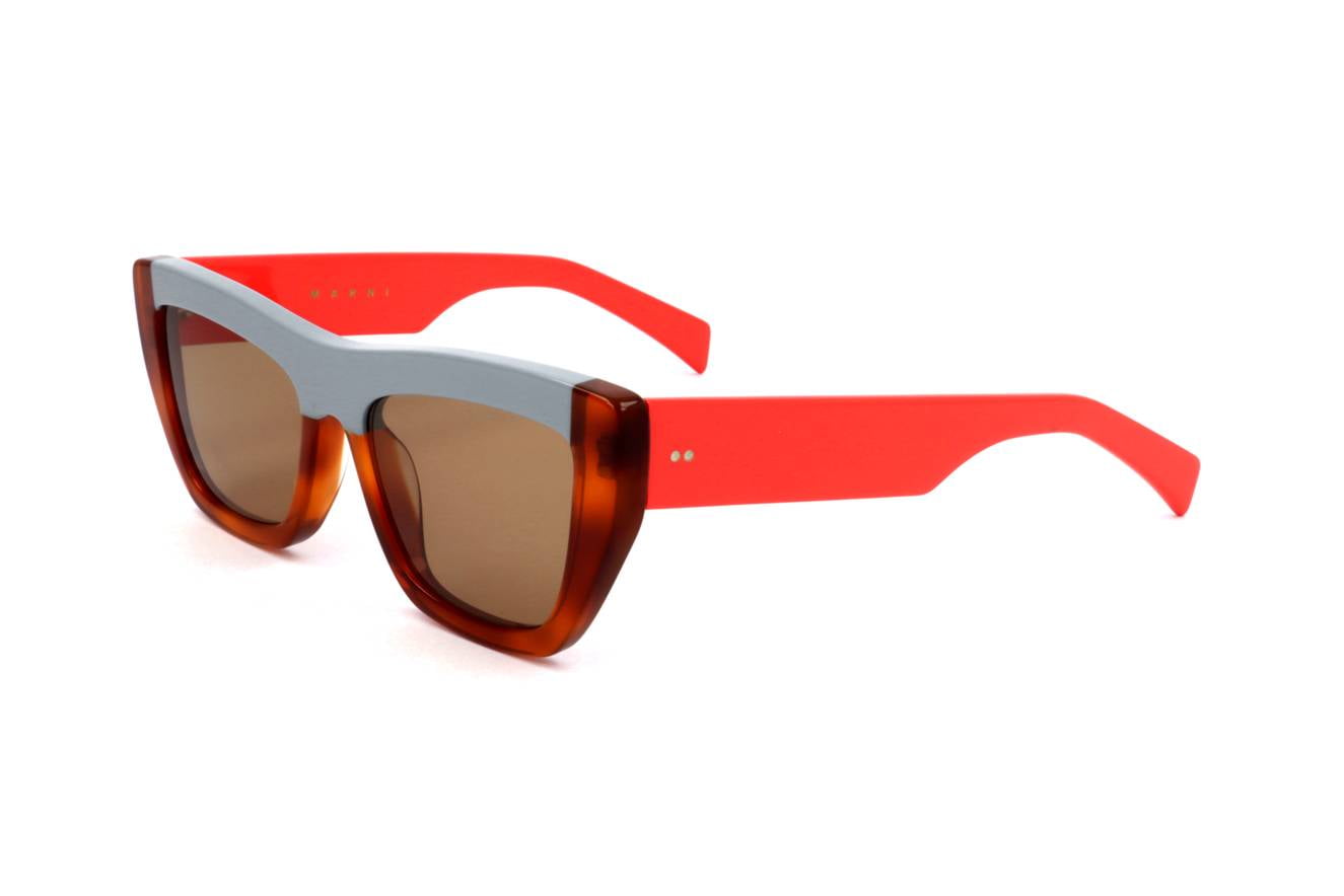 NWT $511 Marni women\'s sunglasses model ME623S Havana brown acetate Marni - Uailus Sunglasses in Burnt Havana – gravitypope main image 3