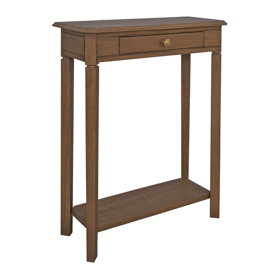 Marnie Console Table With Drawer, 23.75"W, KD, Natural