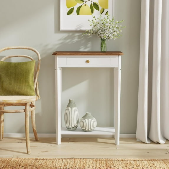 East at Main Marnie French Country with Drawer Console Table