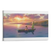 When Marnie Was There Poster Japanese Anime Famous Canvas Poster Wall Art Picture Prints Hanging Photo Gift Decor Home Posters Artworks 16x24inch(40x60cm)
