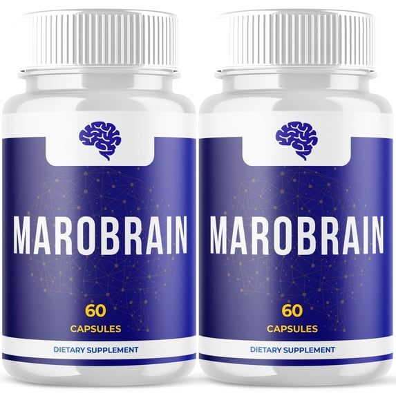 Marobrain Advanced Formula Brain Support Pills Maximum Strength Supplement Maro Brain 120 Capsules