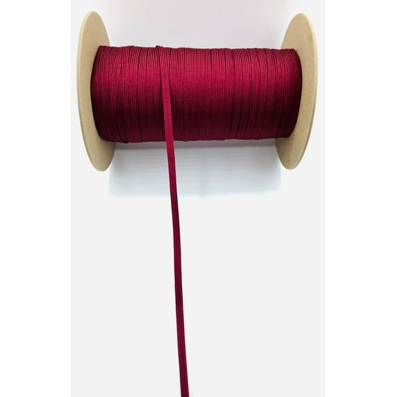 Maroon 1/4" Middy Braid