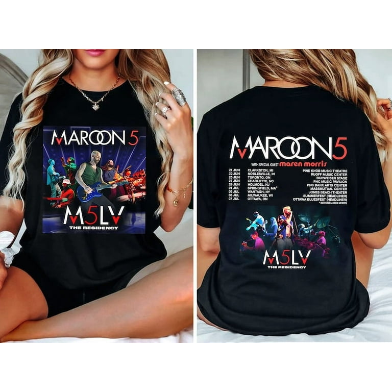 Maroon 5 tee shirts shop