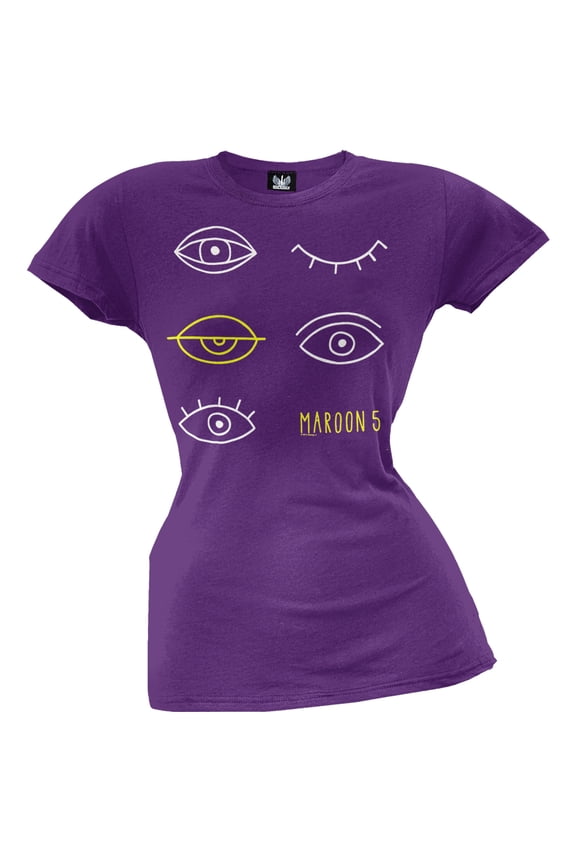 Women's Juniors Eyes Short Sleeve T Shirt