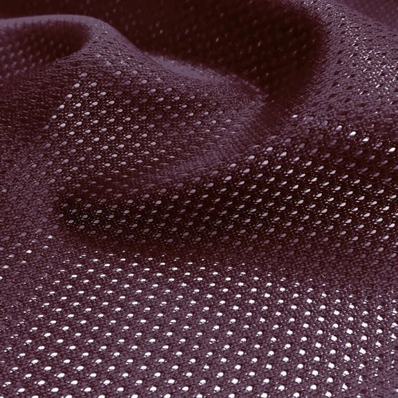 Maroon Athletic Micro Mesh Jersey (By The Yard 36'' X 60'') Sportswear.
