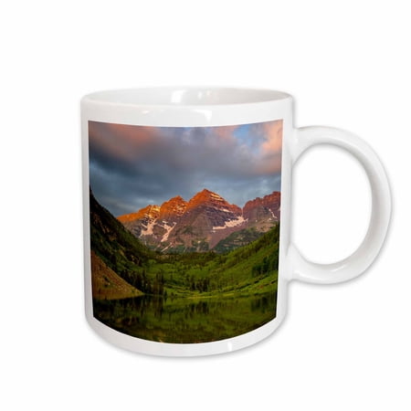 3drose, Maroon Bells Reflect into Calm Maroon Lake Near Aspen, Colorado, Usa, 11oz Mug