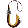thumbnail image 1 of Endea Graduation Maroon/Bright Gold Graduation Tassel with Black Date Drop, 1 of 2
