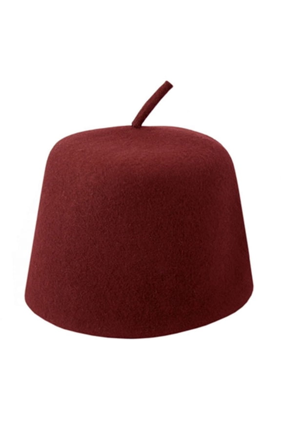 Maroon Fez with Stem - XXL - Maroon