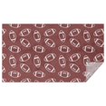 thumbnail image 1 of Maroon Footballs Pattern Rectangle Tablecloth 60"x102",Waterproof Polyester Rectangle Table Cloth, Wipeable Spillproof Polyester Tablecloth for Dining, Camping, Indoor and Outdoor, 1 of 6
