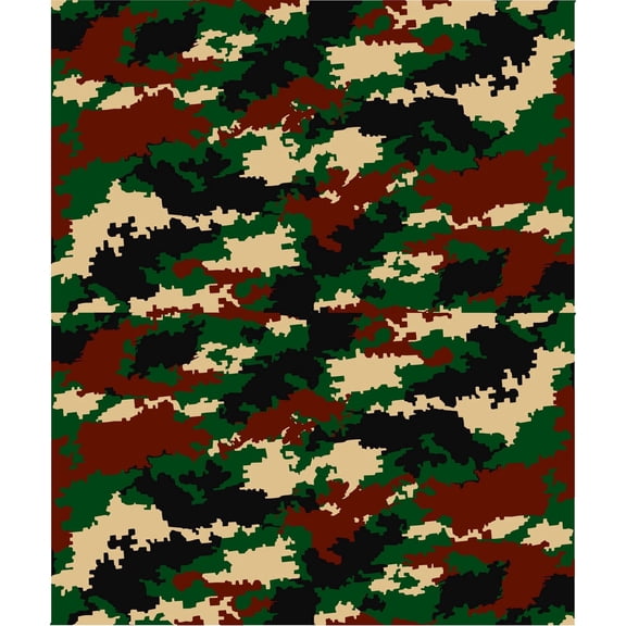 Camoflauge Chocolate Transfer Sheet, by Tnct.