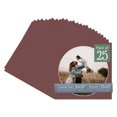 thumbnail image 1 of Maroon Red Picture Frame Mat for 25x25 Frames - Circle Opening for 22x22 Photos - 25 Mats, 1 of 7