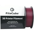 thumbnail image 1 of Maroon (Reddish Purple or Dark Brownish red) 1.75mm PLA 3D Printer Filament 1kg FilaCube PLA 2 Plastic Supplies Pack PMS 7421C 7421 C AggieMaroon Aggie tamu 1kg Made in USA, 1 of 5