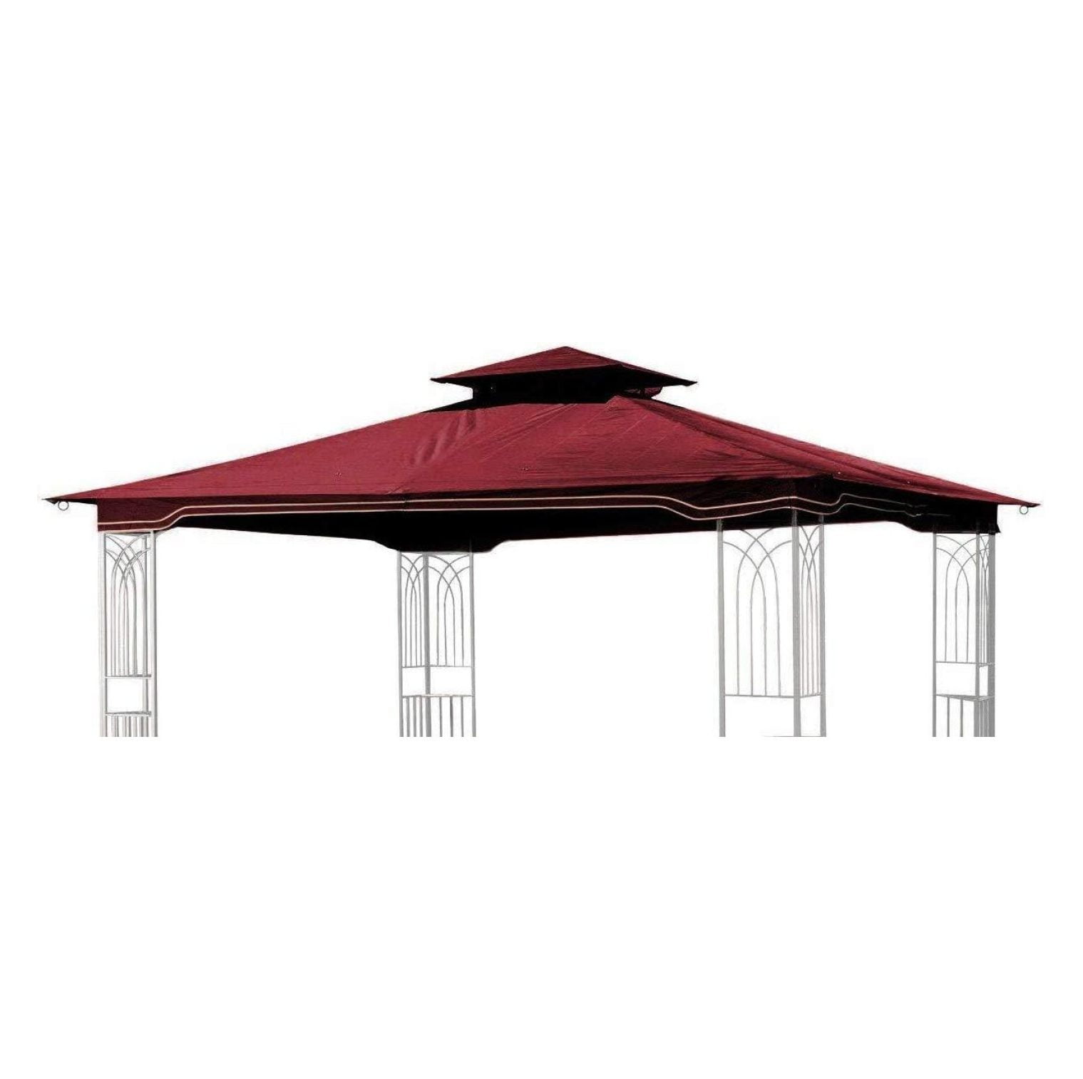 Maroon Polyester Replacement Canopy for 10 x 12 Patio Gazebo